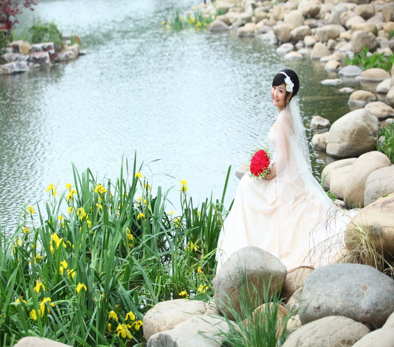 北京植物园_植物园 婚纱照