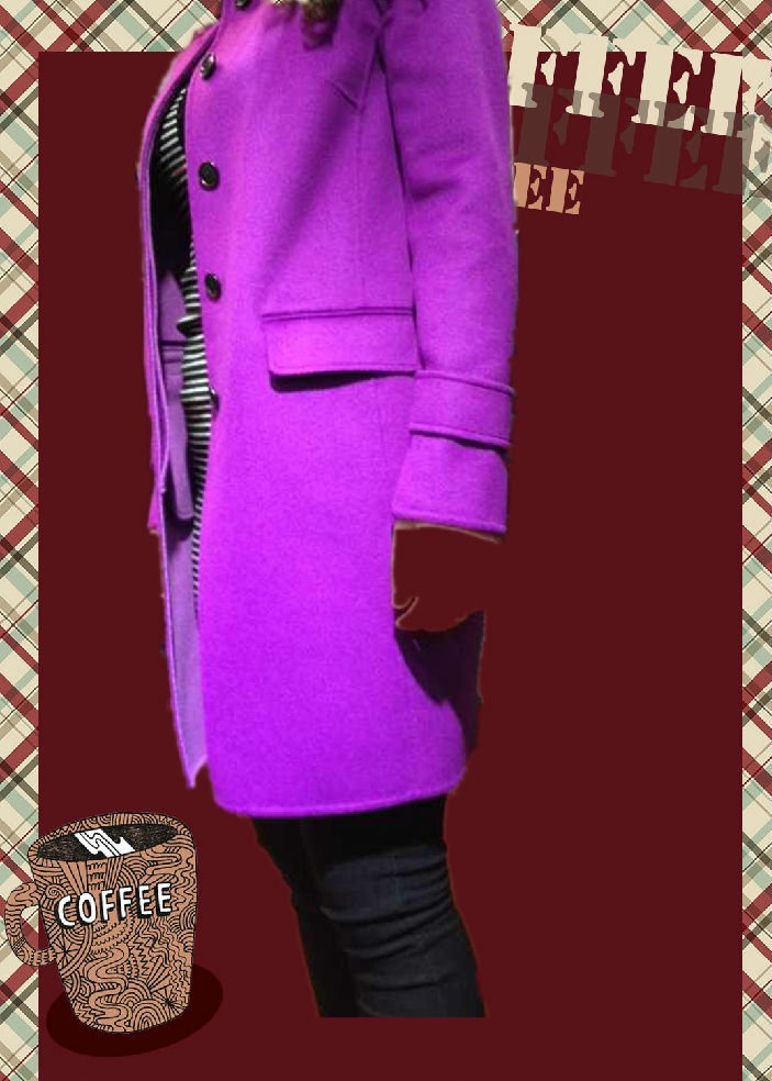紫色风衣的搭配(2)