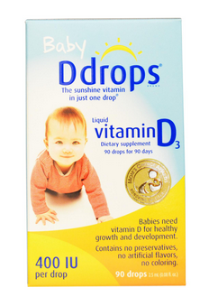 转全新D Drops 婴儿液体维生素D3 - 篱笆网