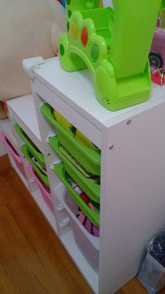IKEA宜家舒法特儿童玩具收纳架及收纳箱