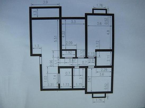 定瓷砖时手工测量的房型图CAD绘制.jpg